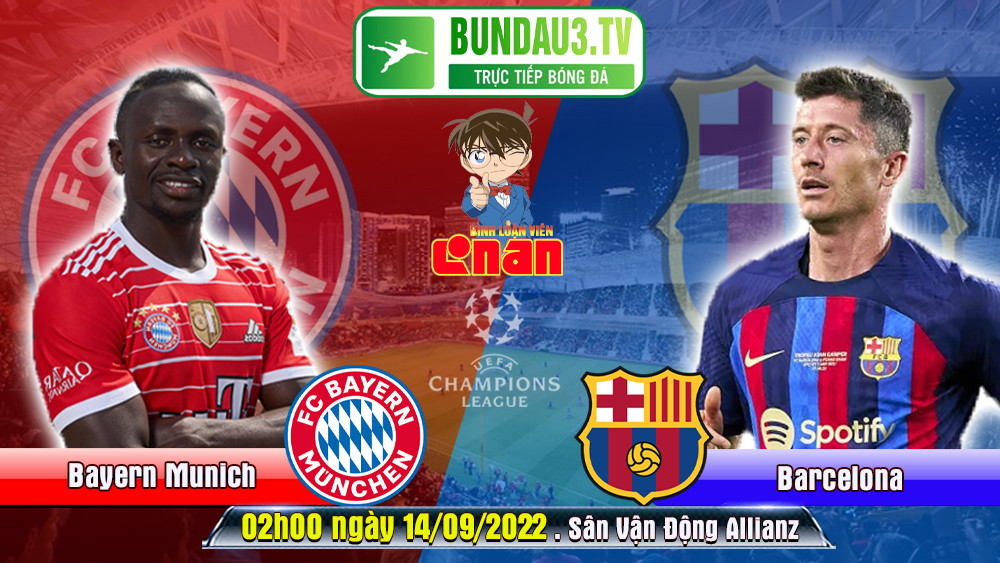 Highlight Bayern Munchen – Barcelona 14/09